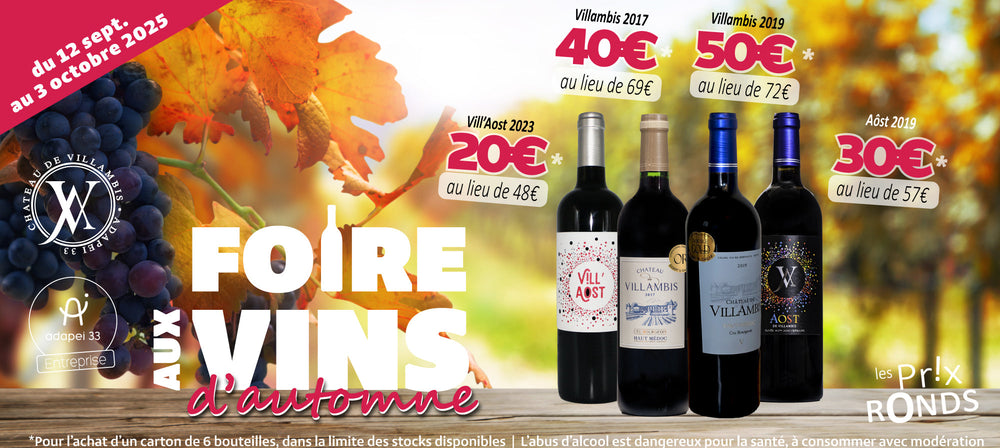 [FOIRE D'AUTOMNE] Des prix ronds pour un automne plein de saveurs !