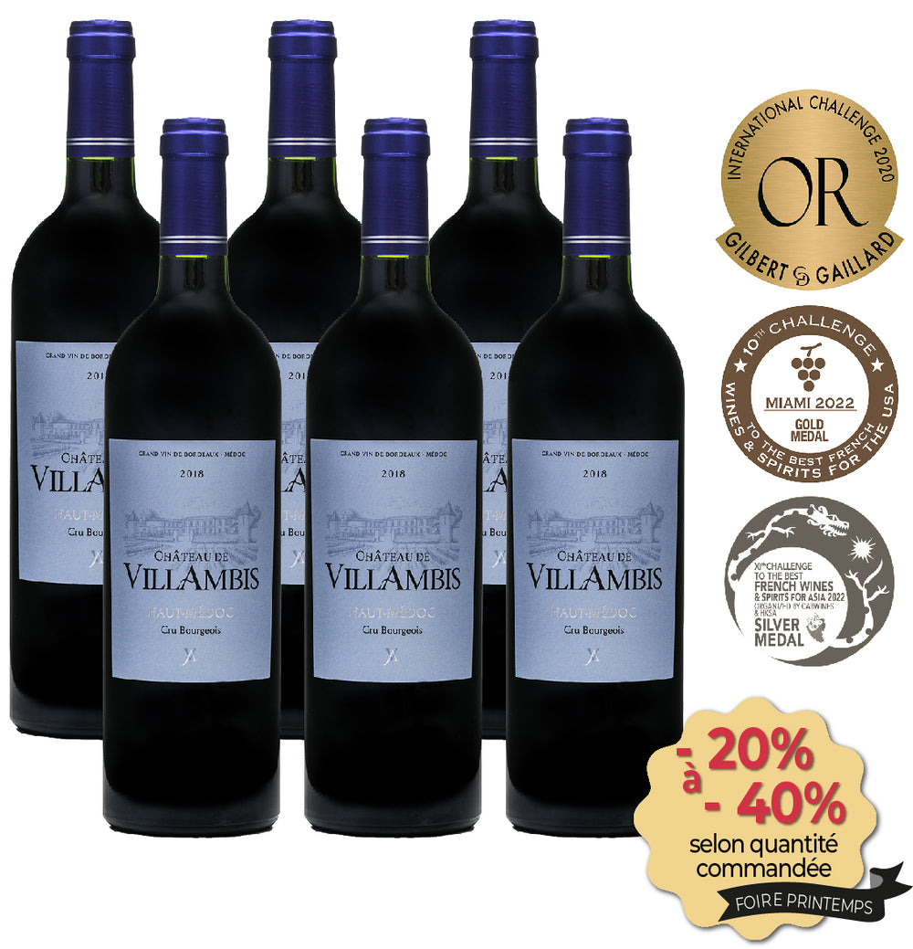 Château de Villambis 2018 (carton de 6 bouteilles)